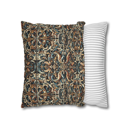 Urban Renaissance Historical Fusion With Street Edge Spun Polyester Square Pillowcase - 8404 Design-59