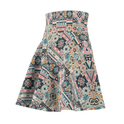 Digital Artisanal Fusion Digital Artisanal Women's Skater Skirt - 8404 Design-55