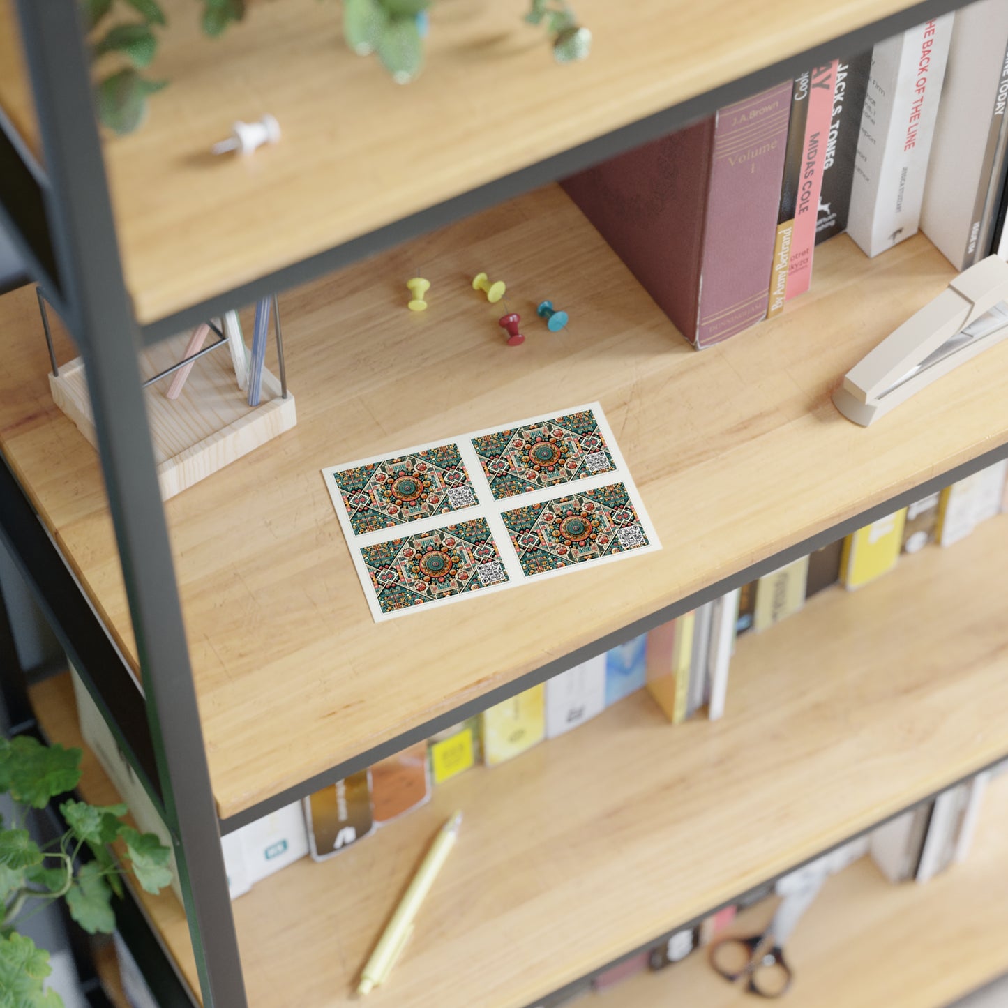 Cultural Fusion Tech Blend of Cultural Heritage With Tech-Inspired Elements Sticker Sheets - 8404 Design-74