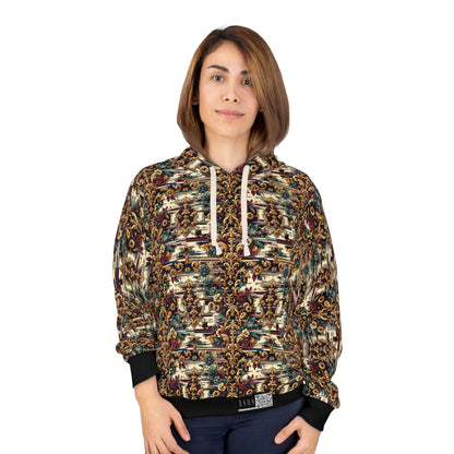 Digital Renaissance Modern Baroque Fusion Pullover Hoodie - 8404 Design-63