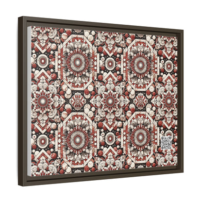 Neo Jomon Sculptural Aesthetics Artisanal Streetwear Matte Canvas, Framed (multi-Color) - 8404 Design-55 A