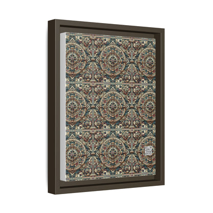 Urban Renaissance Historical Fusion With Street Edge Matte Canvas, Framed (multi-Color) - 8404 Design-57 A