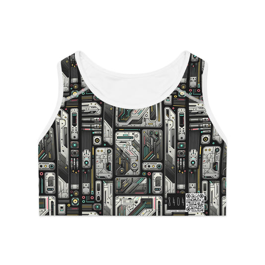 Tech Utility Gear Tech-Forward Minimalism Sports Bra - 8404 Design-45