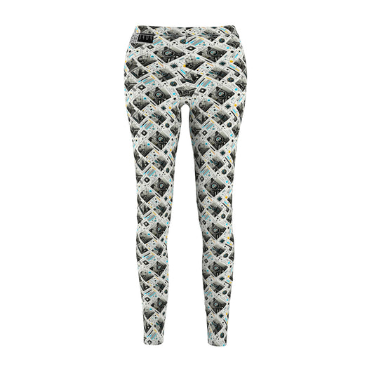 Tech Minimalism Minimalist Tech Women's Cut & Sew Casual Leggings - 8404 Design-47