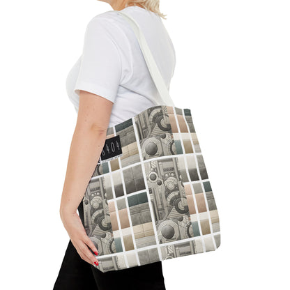 Tech Utility Chic Tech-Forward Minimalist Tote Bag - 8404 Design-59