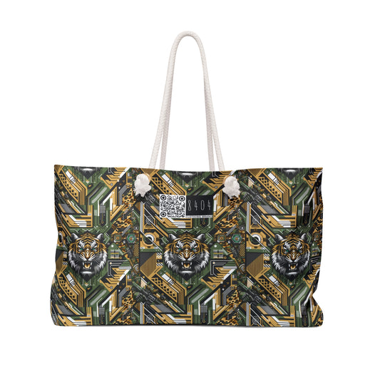 Neo-Camo Fusion Tech-Forward Streetwear Weekender Bag - 8404 Design-58