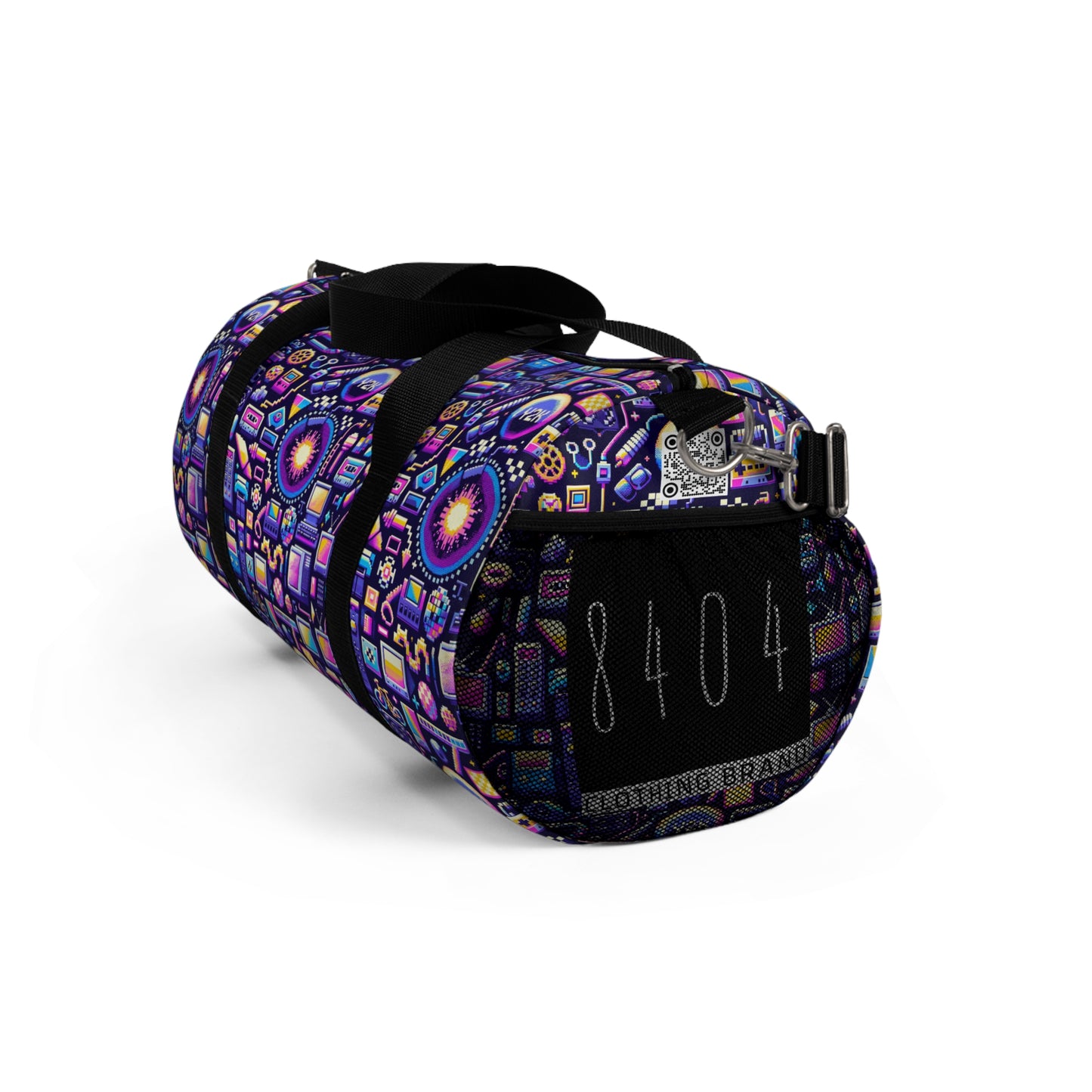Digital Nostalgia Modern Retro Fusion Duffel Bag - 8404 Design-64