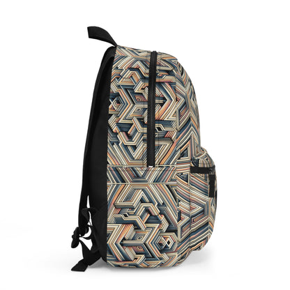 Tech Illusion Graphics Futuristic Artistry Backpack - 8404 Design-52