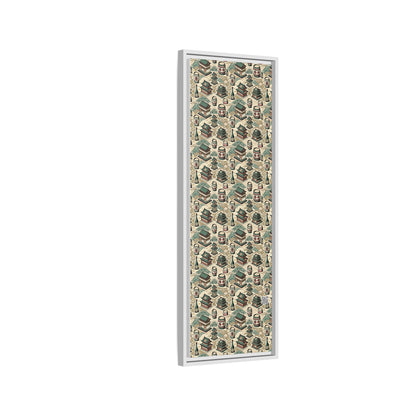 Cultural Artisanal Fusion Contemporary Cultural Elegance Matte Canvas, Framed (multi-Color) - 8404 Design-68 B