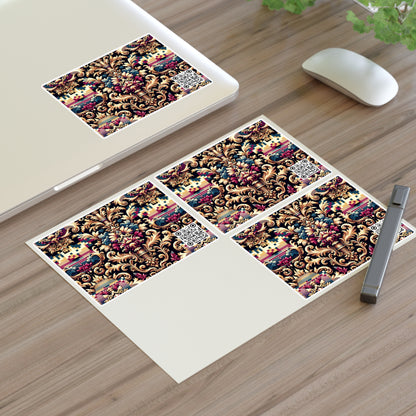Digital Renaissance Modern Baroque Fusion Sticker Sheets - 8404 Design-53