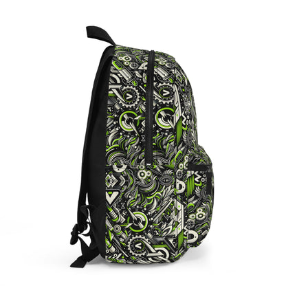 Graffiti Tech Fusion Bold Streetwear Fusion Backpack - 8404 Design-59