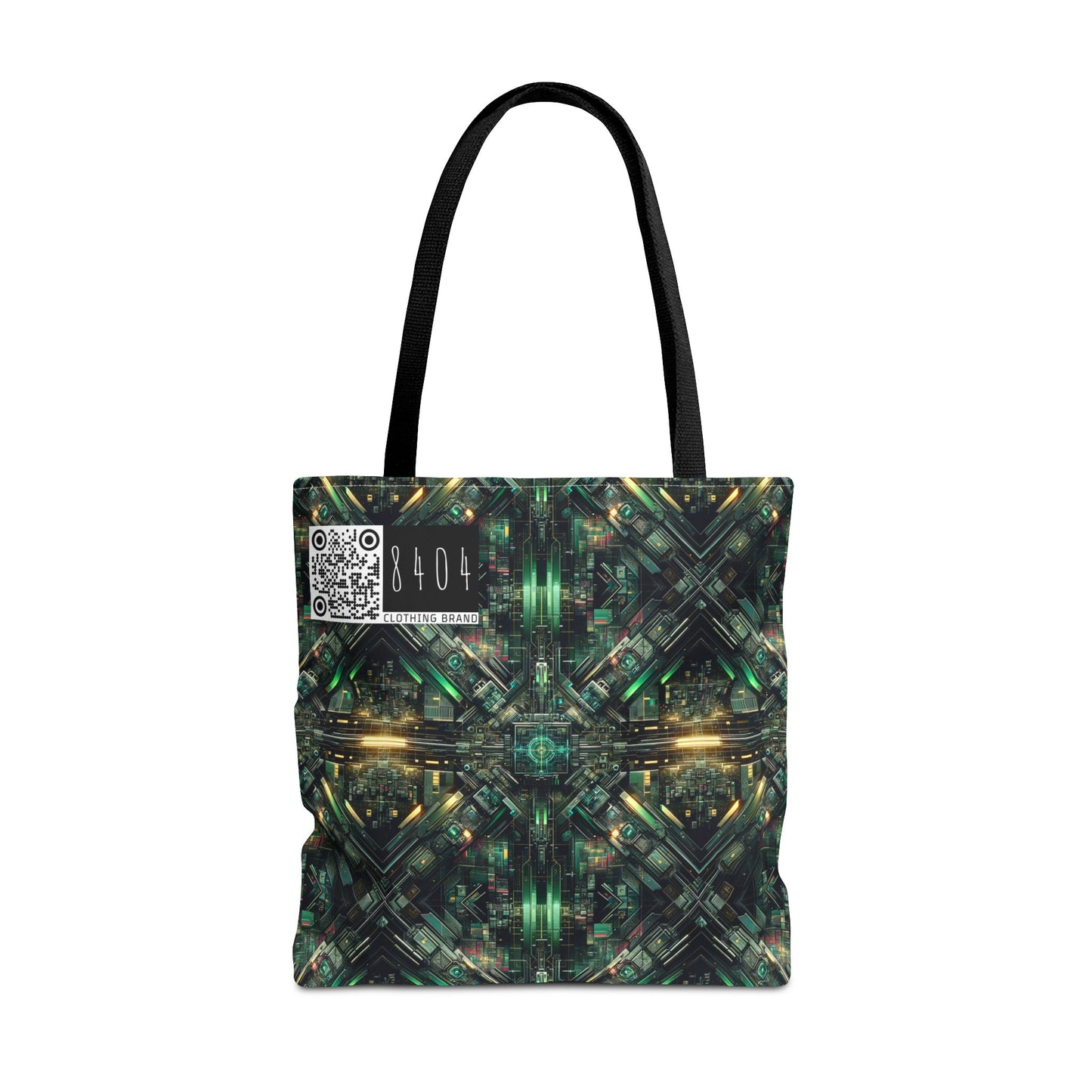 Tech Noir Graphics Tech-Inspired Streetwear Tote Bag - 8404 Design-56
