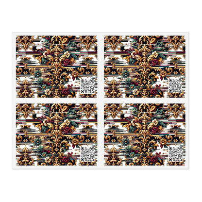 Digital Renaissance Modern Baroque Fusion Sticker Sheets - 8404 Design-63