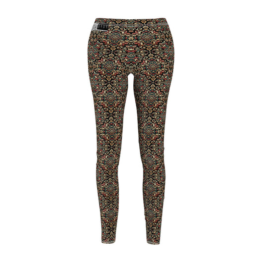 Streetwear Renaissance Artistic Clash of Old and New Women's Cut & Sew Casual Leggings - 8404 Design-46