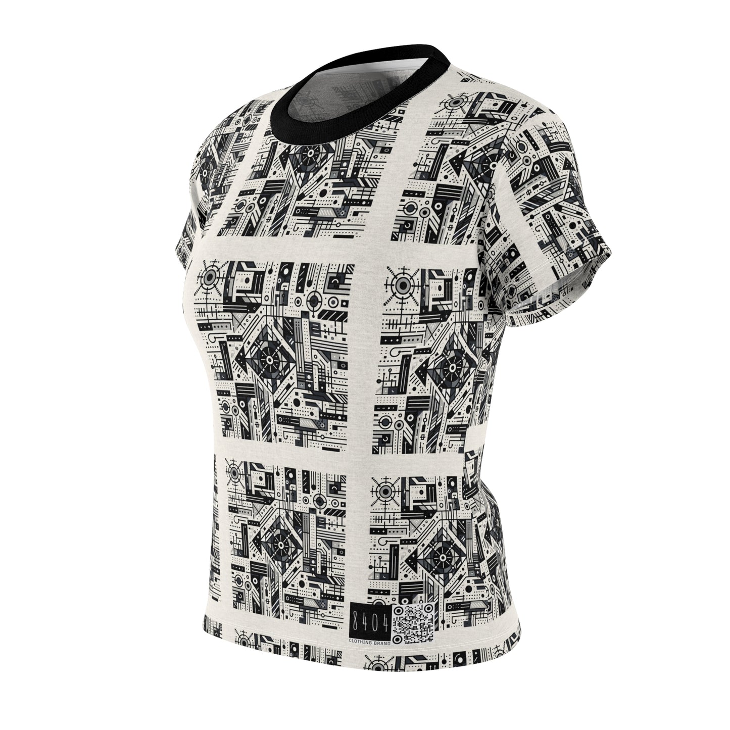 Digital Minimalism Minimalist Tech Women's Cut & Sew Tee - 8404 Design-47
