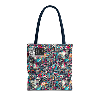 Urban Graffiti Fusion Eclectic Street Art Meets Modern Tech Culture Tote Bag - 8404 Design-50
