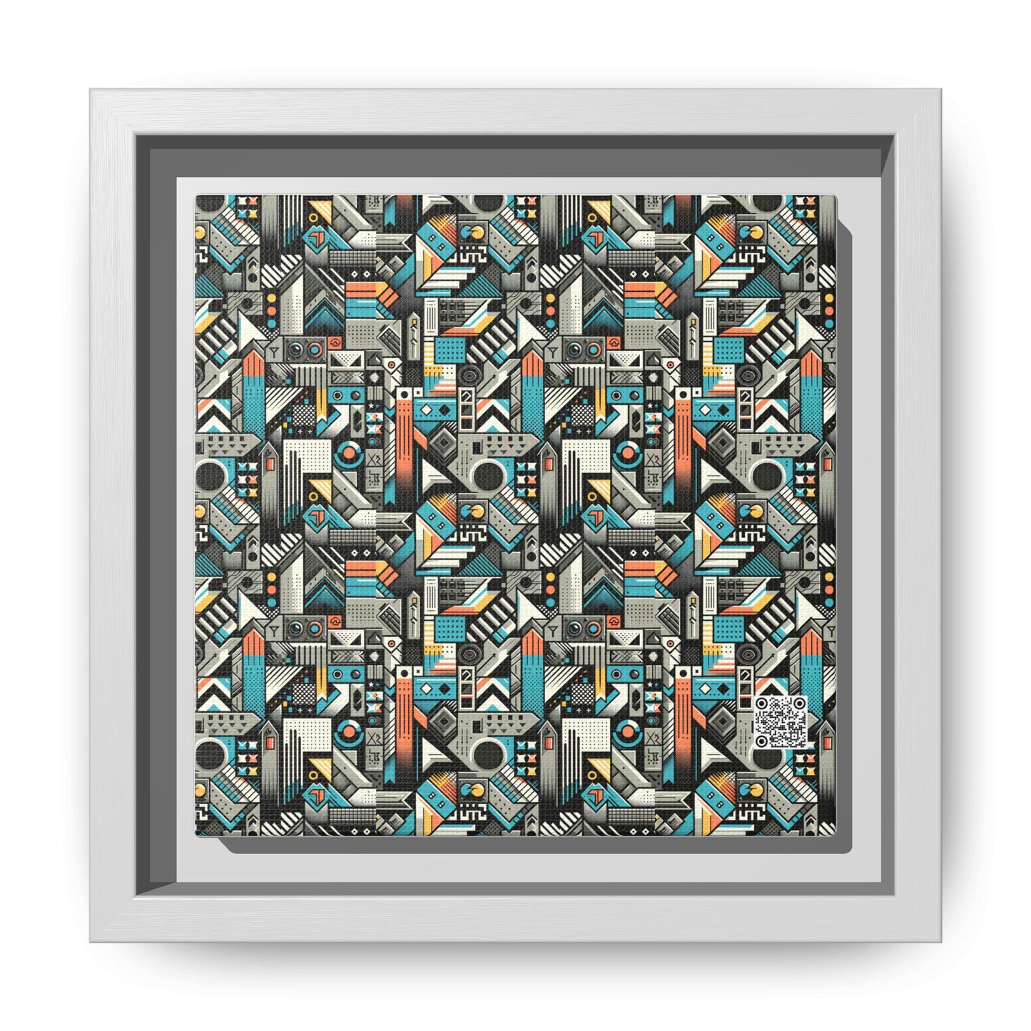 Digital Street Art Urban Street Style Matte Canvas, Framed (multi-color) - 8404 Design-81 B