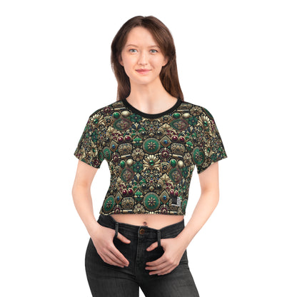 Neo-Dandyism Modern Dandy Streetwear Crop Tee - 8404 Design-54