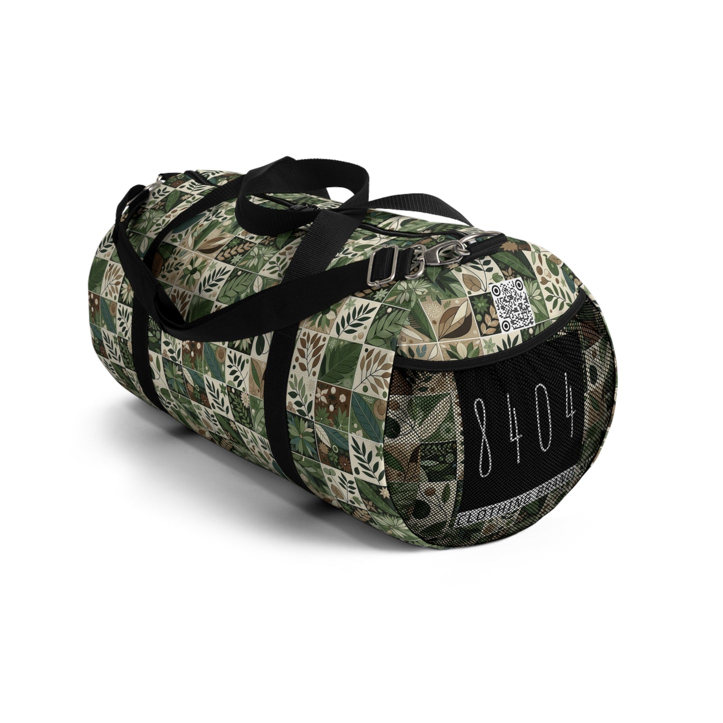 Streetwear Sustainability Environmentally Conscious Streetwear with a Natural Aesthetic Duffel Bag - 8404 Design-57