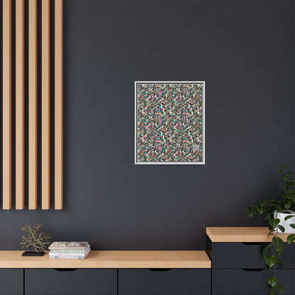 Digital Street Art Urban Street Style Matte Canvas, Framed (multi-color) - 8404 Design-74 B