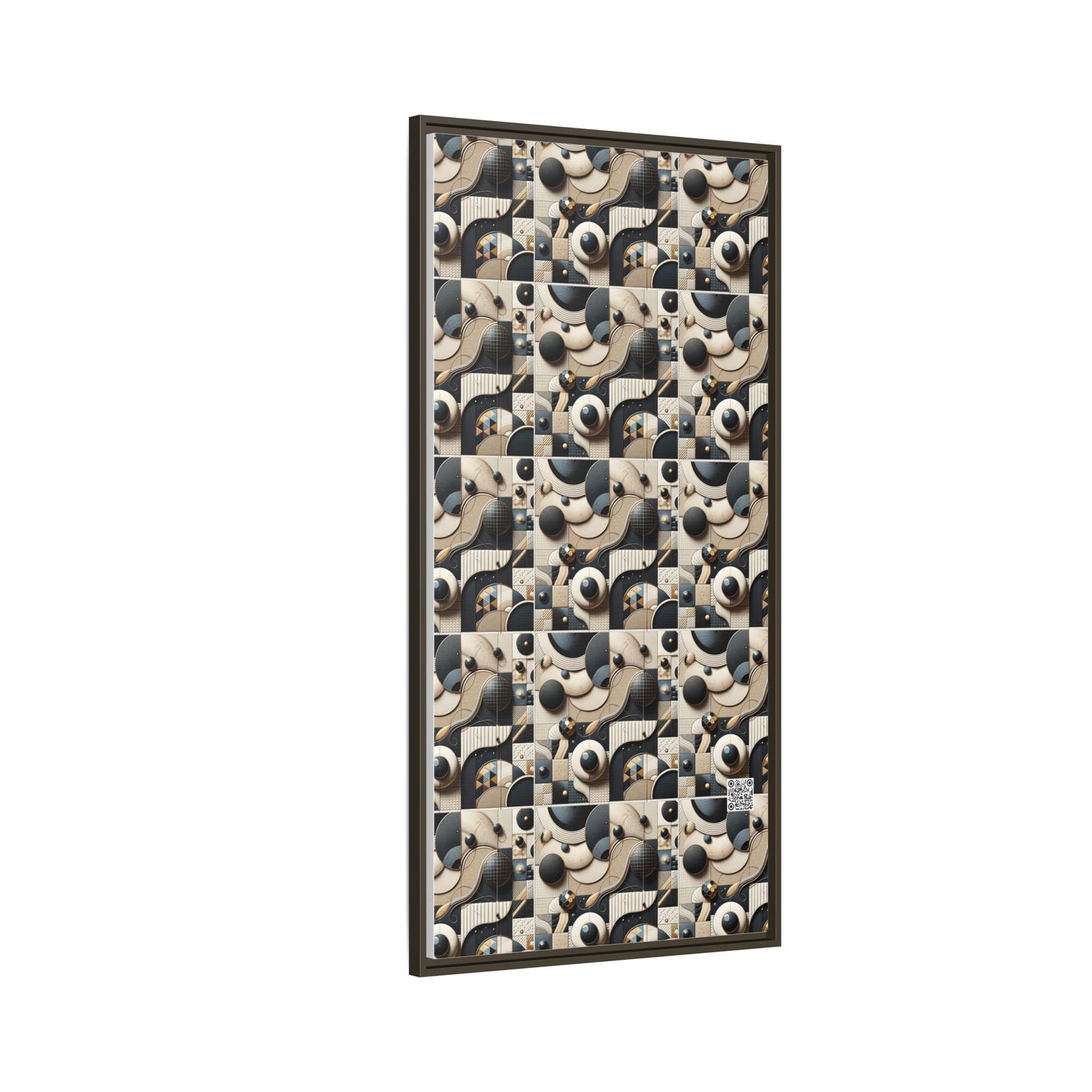 Tech-forward Luxe Streetwear Tech Luxe Fusion Matte Canvas, Framed (multi-color) - 8404 Design-71 B