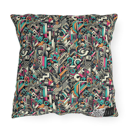 Digital Street Art Urban Street Style Outdoor Pillow - 8404 Design-74