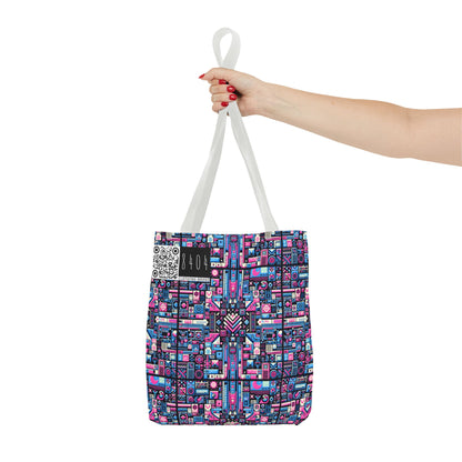 Digital Rebellion Youthful Streetwear with a Rebellious Digital Twist Tote Bag - 8404 Design-65