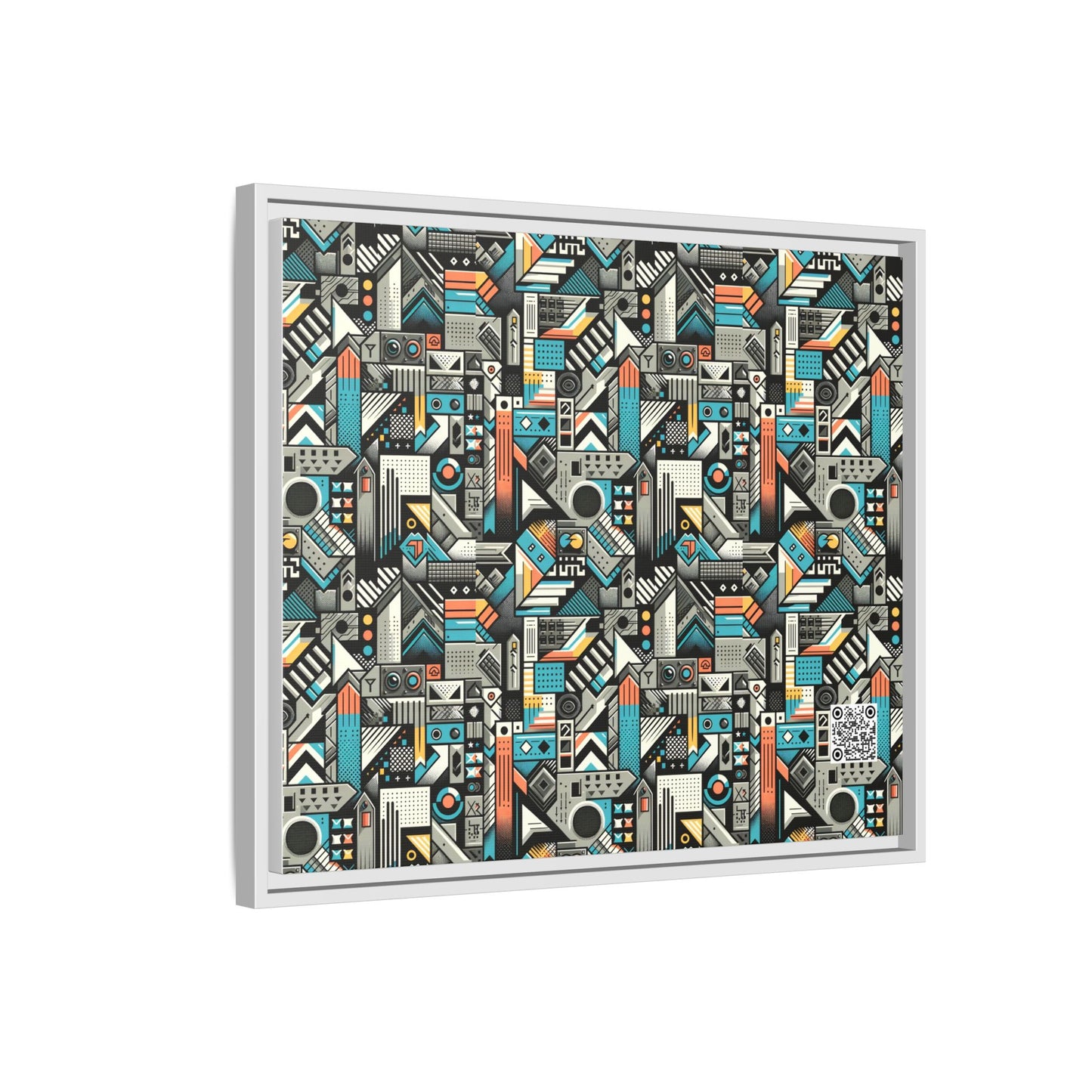 Digital Street Art Urban Street Style Matte Canvas, Framed (multi-color) - 8404 Design-81 B