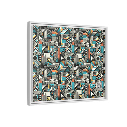 Digital Street Art Urban Street Style Matte Canvas, Framed (multi-color) - 8404 Design-81 B
