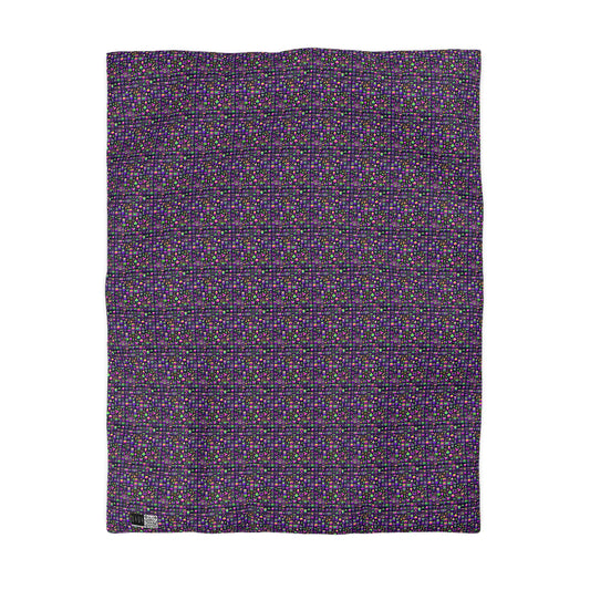 Digital Nostalgia Remix Modern Vintage Fusion Microfiber Duvet Cover - 8404 Design-49