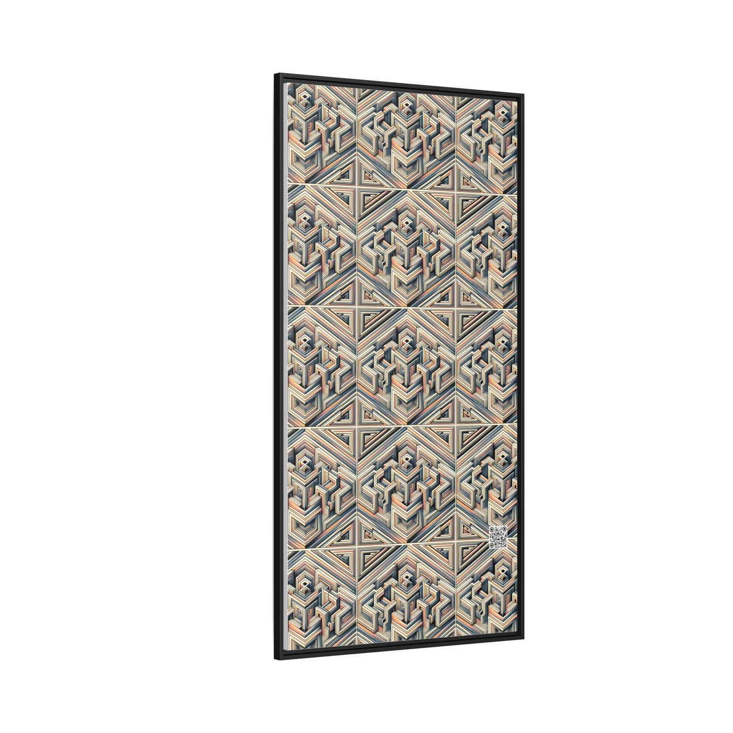 Tech Illusion Graphics Futuristic Artistry Matte Canvas, Framed (multi-color) - 8404 Design-52 A