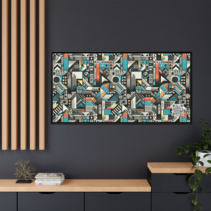 Digital Street Art Urban Street Style Matte Canvas, Framed (multi-color) - 8404 Design-81 B