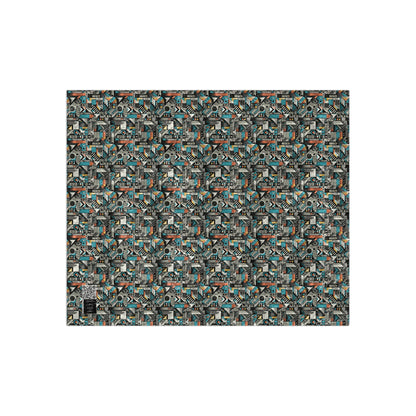 Digital Street Art Urban Street Style Crushed Velvet Blanket - 8404 Design-81