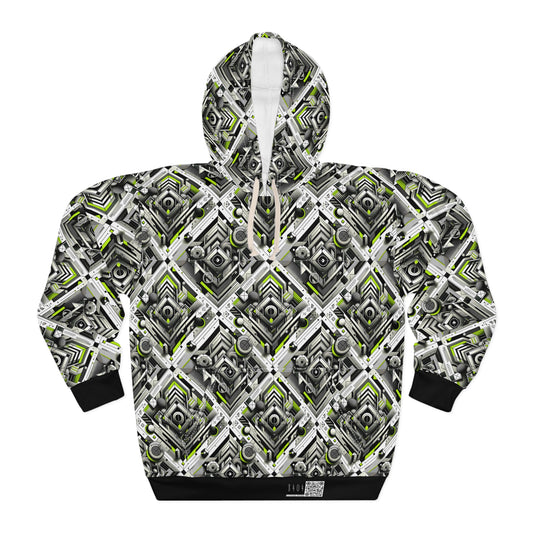 Elevated Sporty Tech Tech-Forward Streetwear Pullover Hoodie - 8404 Design-70