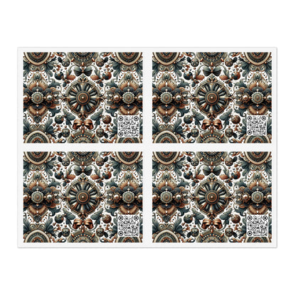 Neo-Dandyism Modern Dandy Streetwear Sticker Sheets - 8404 Design-51