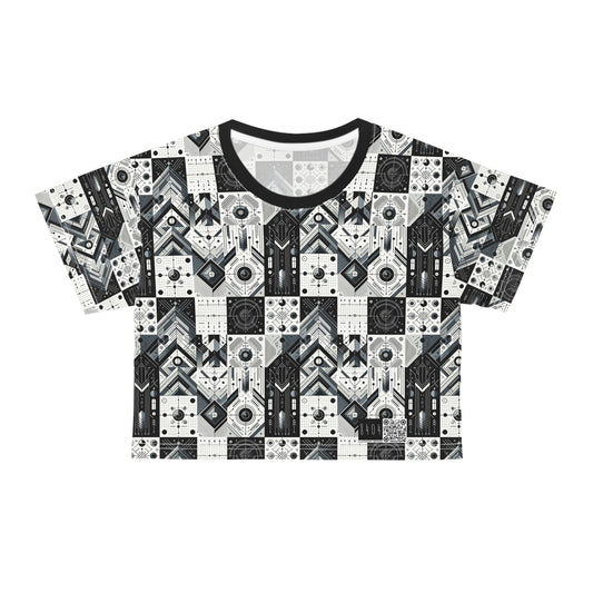 Digital Minimalism Minimalist Tech Crop Tee - 8404 Design-50