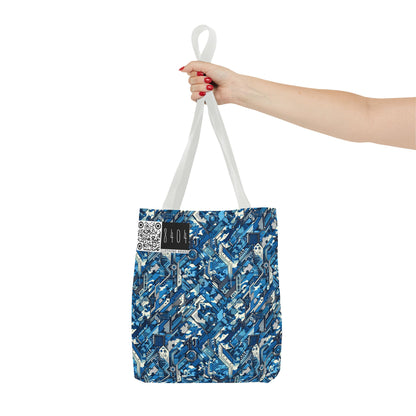 Tech Urban Camo Tech-Forward Streetwear With a Futuristic Military Edge Tote Bag - 8404 Design-39