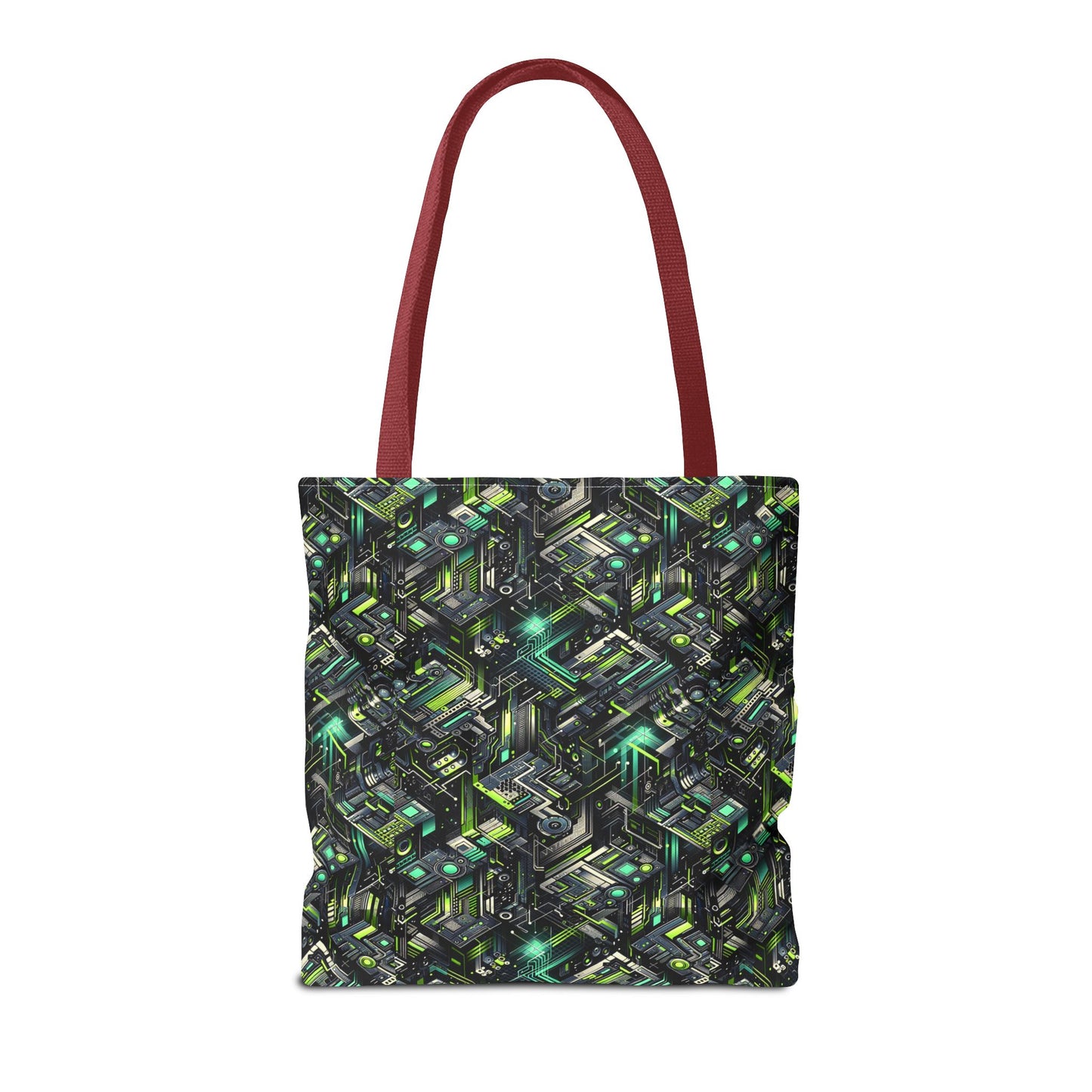 Tech-Infused Graphics Tech-Forward Streetwear Tote Bag - 8404 Design-47