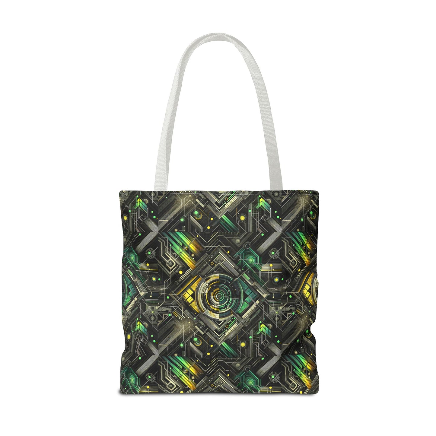 Tech Noir Graphics Tech-Inspired Streetwear Tote Bag - 8404 Design-57