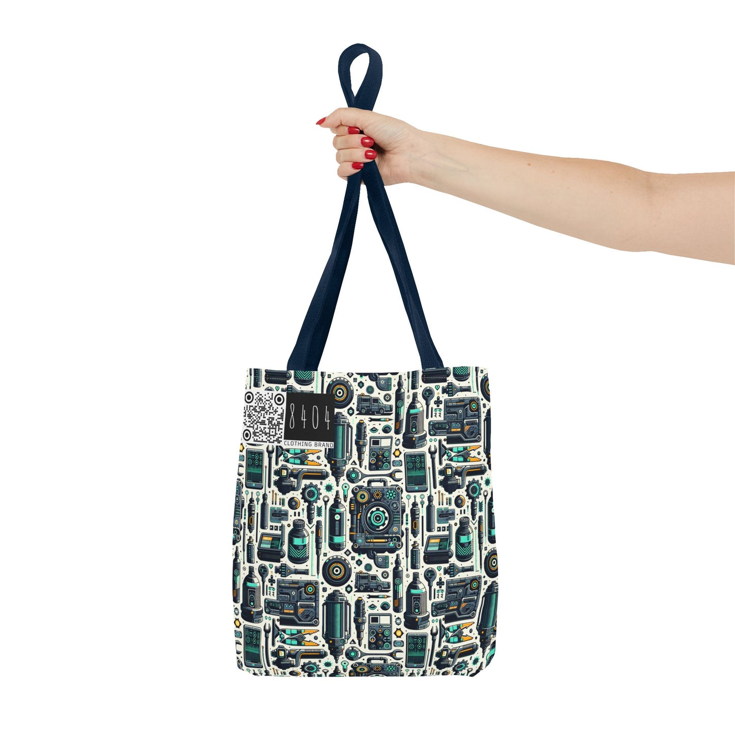 Tech Utility Fusion Modern Tech Streetwear Tote Bag - 8404 Design-53