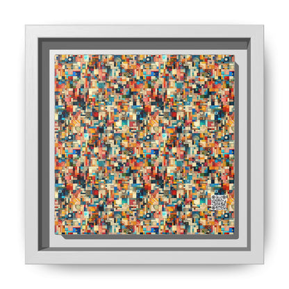 Digital Artistic Expression Artistic Streetwear Matte Canvas, Framed (multi-Color) - 8404 Design-46 B