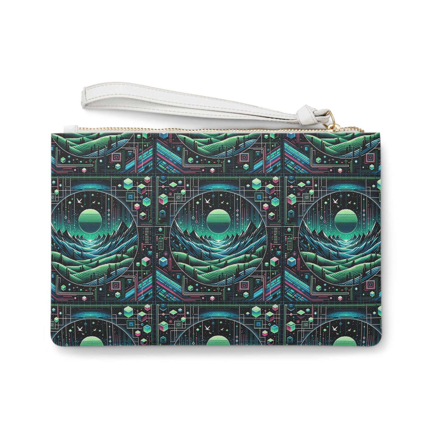 Digital Adventure Graphics Digital Explorer Clutch Bag - 8404 Design-59