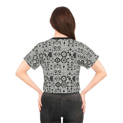 Digital Minimalism Minimalist Tech Crop Tee - 8404 Design-55