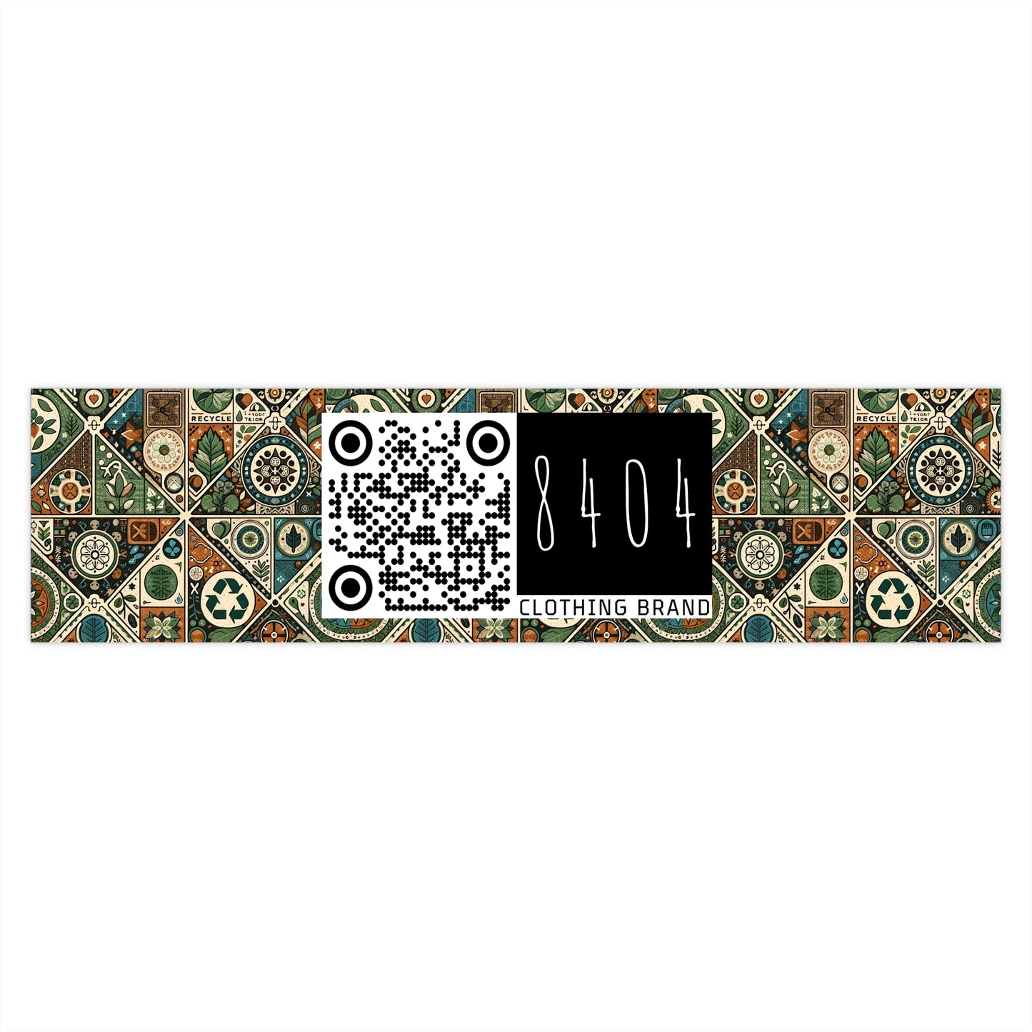 Sustainable Streetwear Sustainability-conscious Urban Style Bumper Sticker - 8404 Design-67