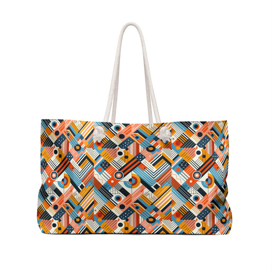 Abstract Graphic Art Modern Artistic Expression Weekender Bag - 8404 Design-54