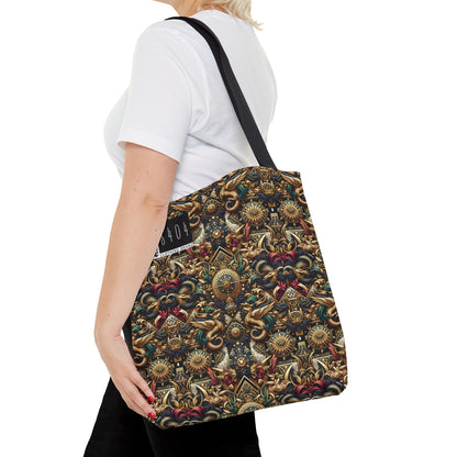 Digital Renaissance Luxurious Streetwear Inspired By Classical Art With a Modern Twist Tote Bag - 8404 Design-76