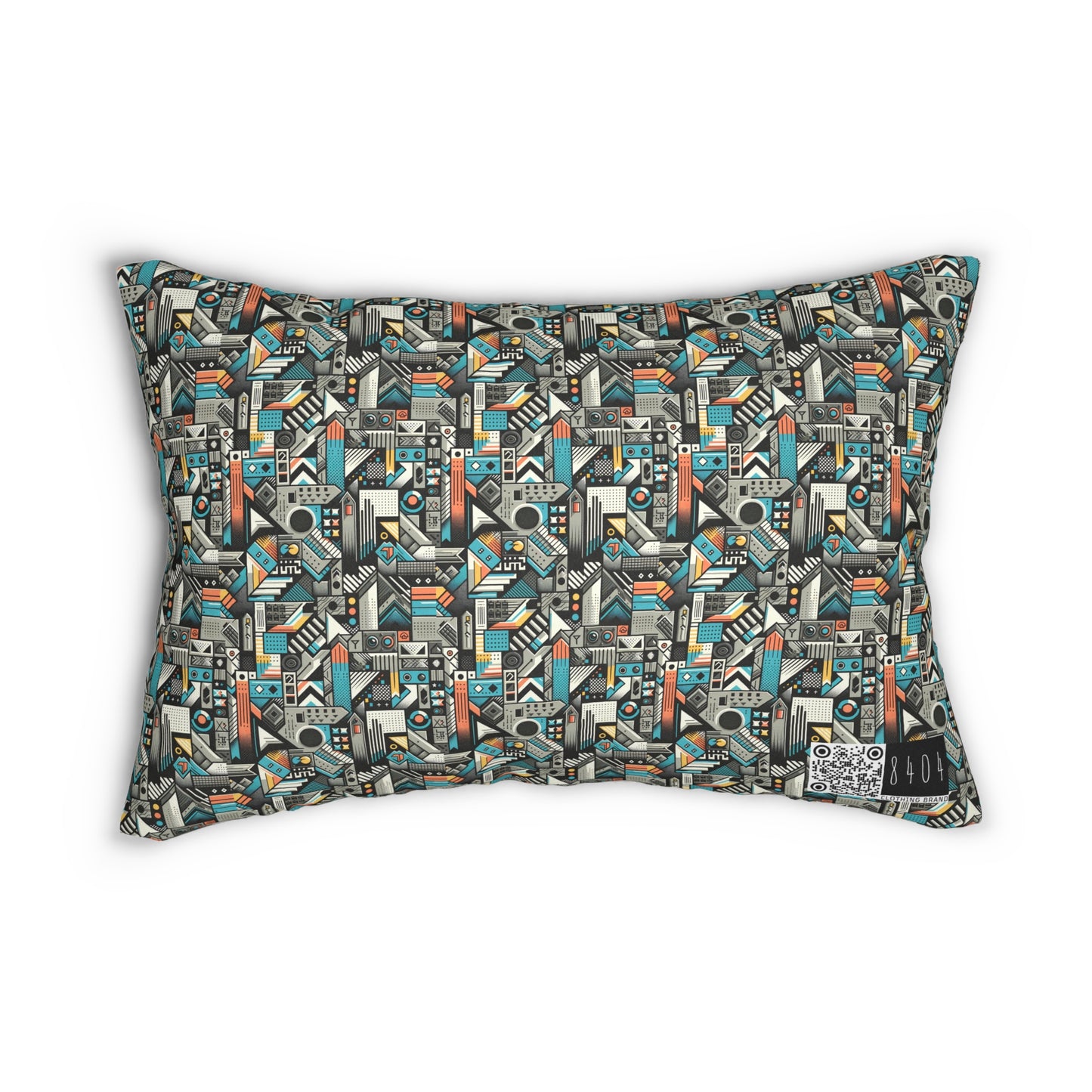 Digital Street Art Urban Street Style Spun Polyester Lumbar Pillow - 8404 Design-81 S