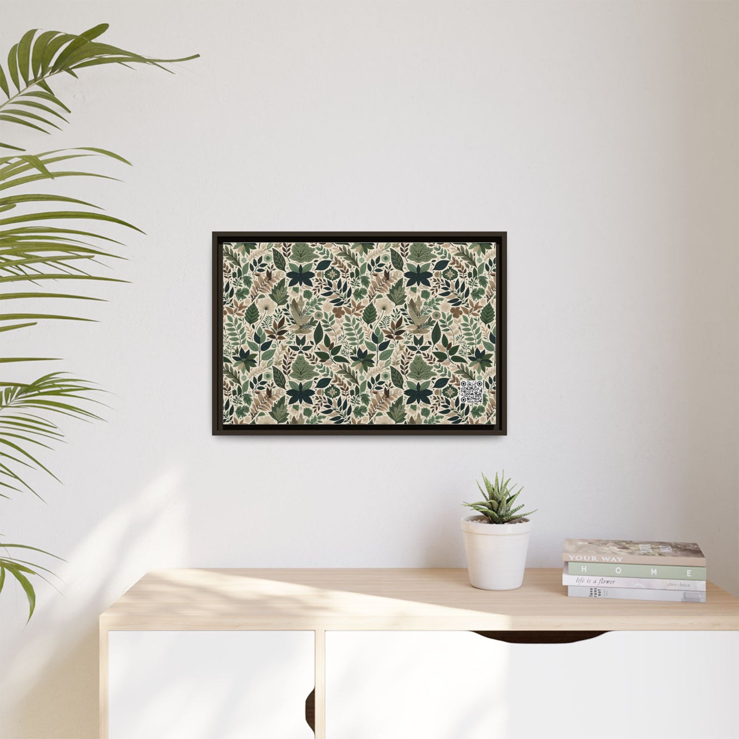 Streetwear Sustainability Environmentally Conscious Streetwear with a Natural Aesthetic Matte Canvas, Framed (multi-color) - 8404 Design-57 B