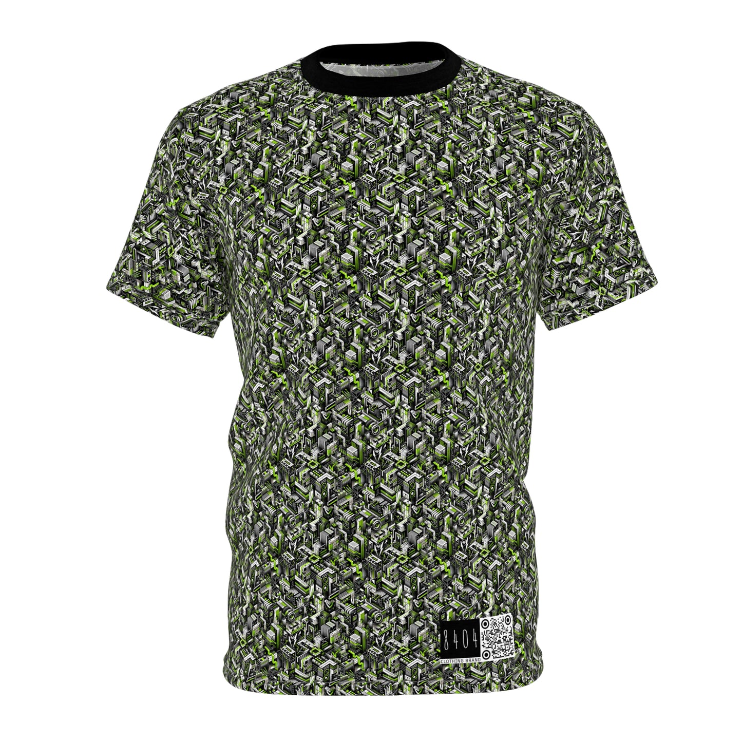 Graffiti Tech Fusion Bold Streetwear Fusion Unisex Cut & Sew Tee - 8404 Design-53