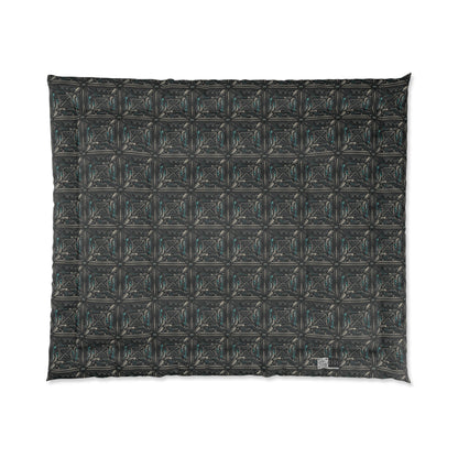 Tech Noir Futuristic Tech Aesthetic with a Dark Twist Comforter - 8404 Design-59